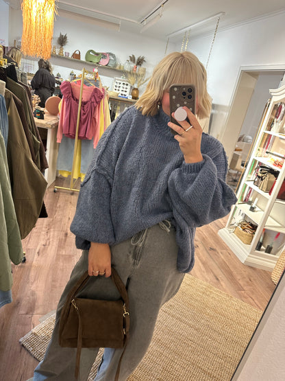 Wildledertasche in versch. Farben