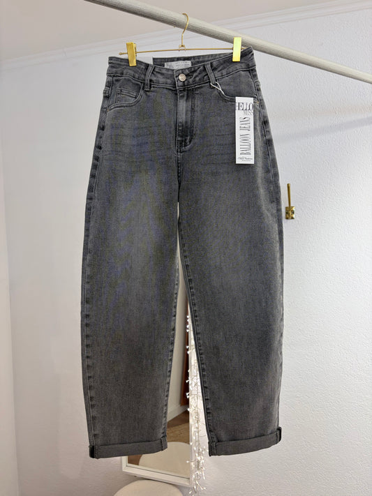 Barrel Jeans grau