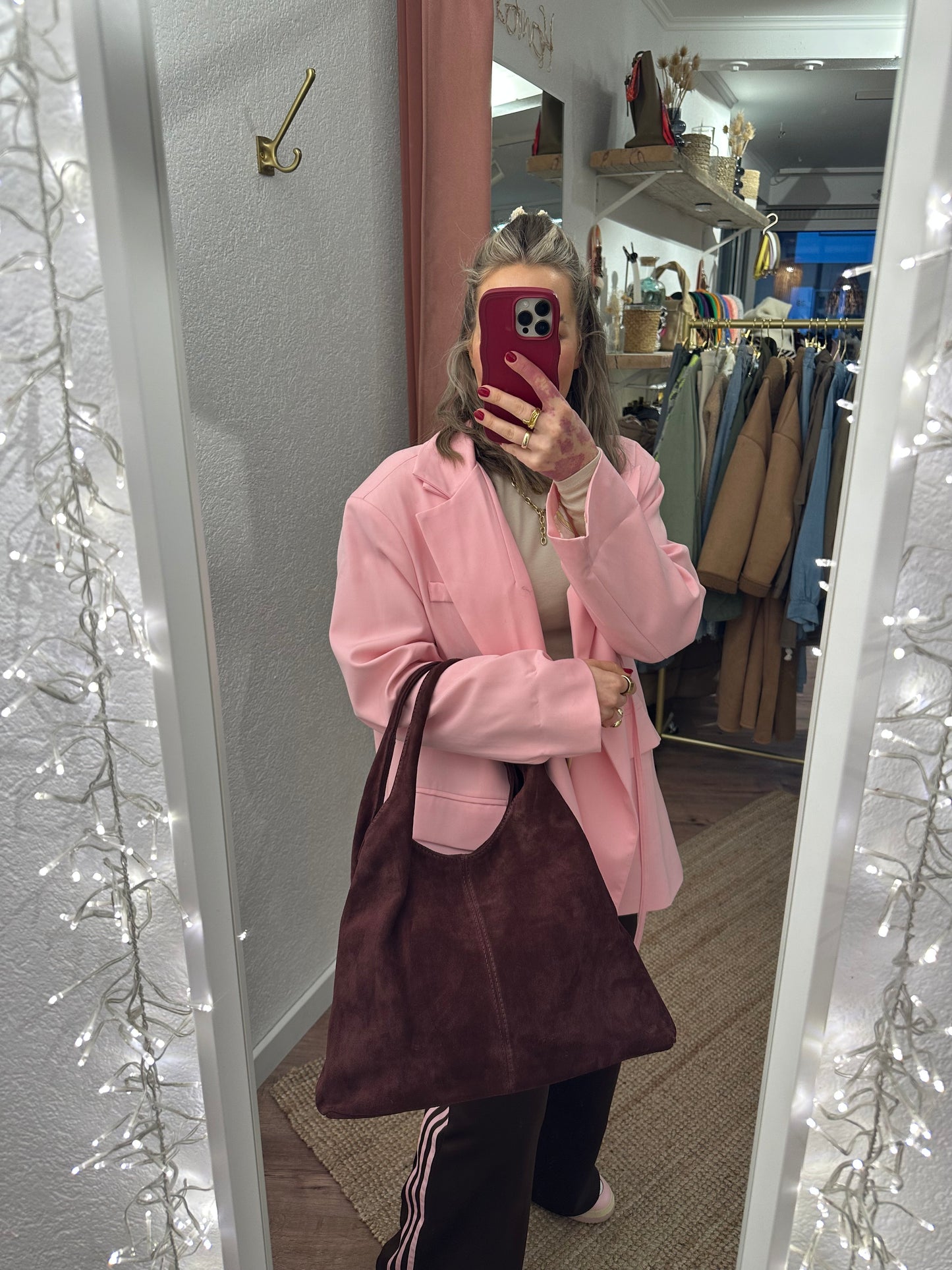 Wildledertasche versch. Farben