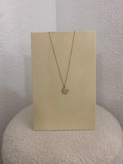 Buchstabenkette mit Glitzer