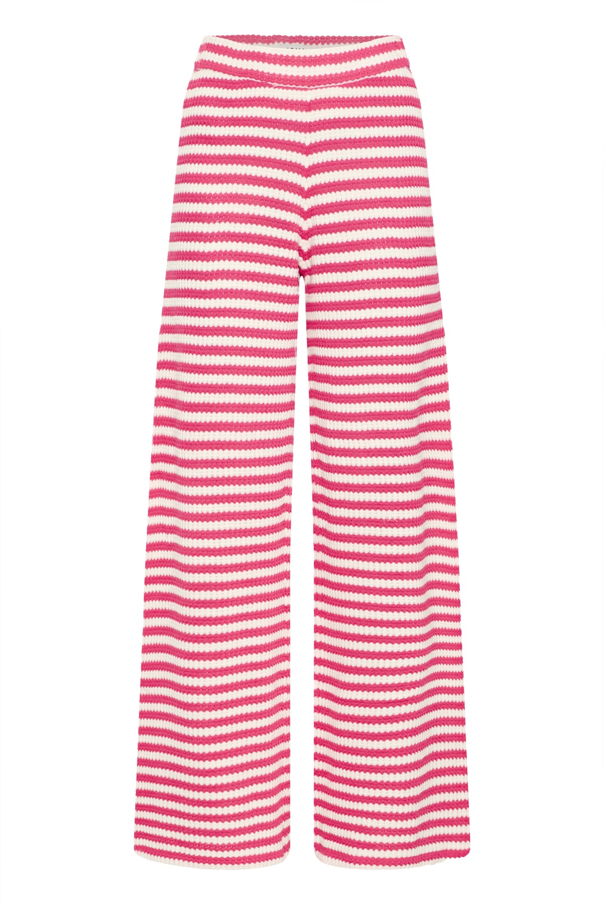 Strickhose pink/weiß