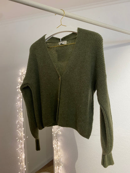 Strickjacke zum Knöpfen versch. Farben