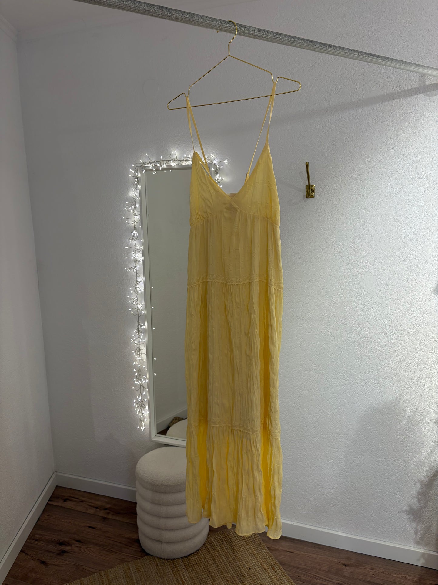 Maxi-Kleid mit Textur