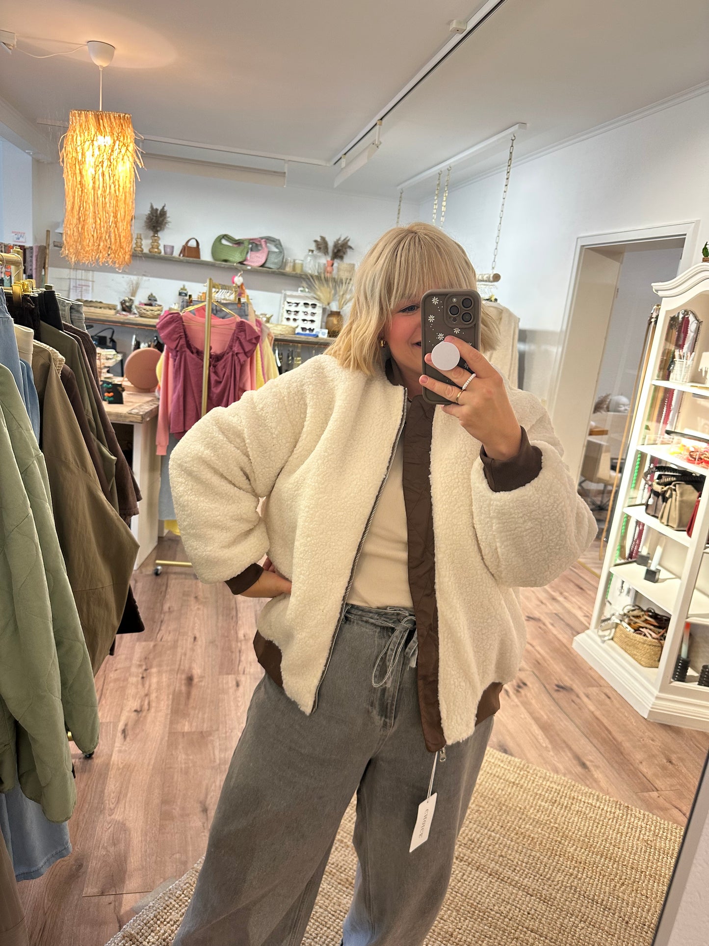 Wendbare Oversized Bomberjacke