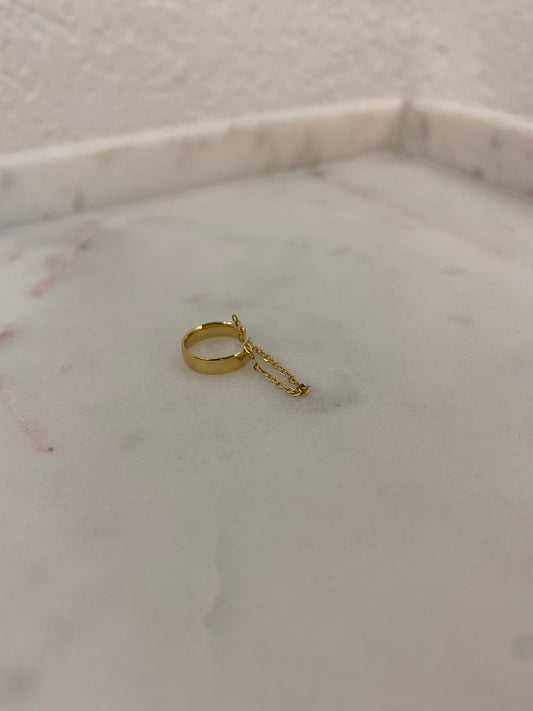 Earcuff mit Kette