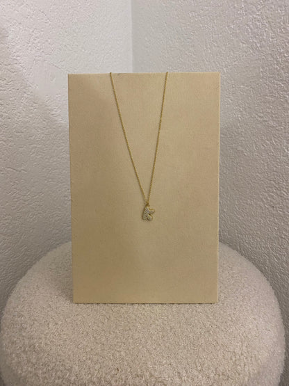 Buchstabenkette mit Glitzer