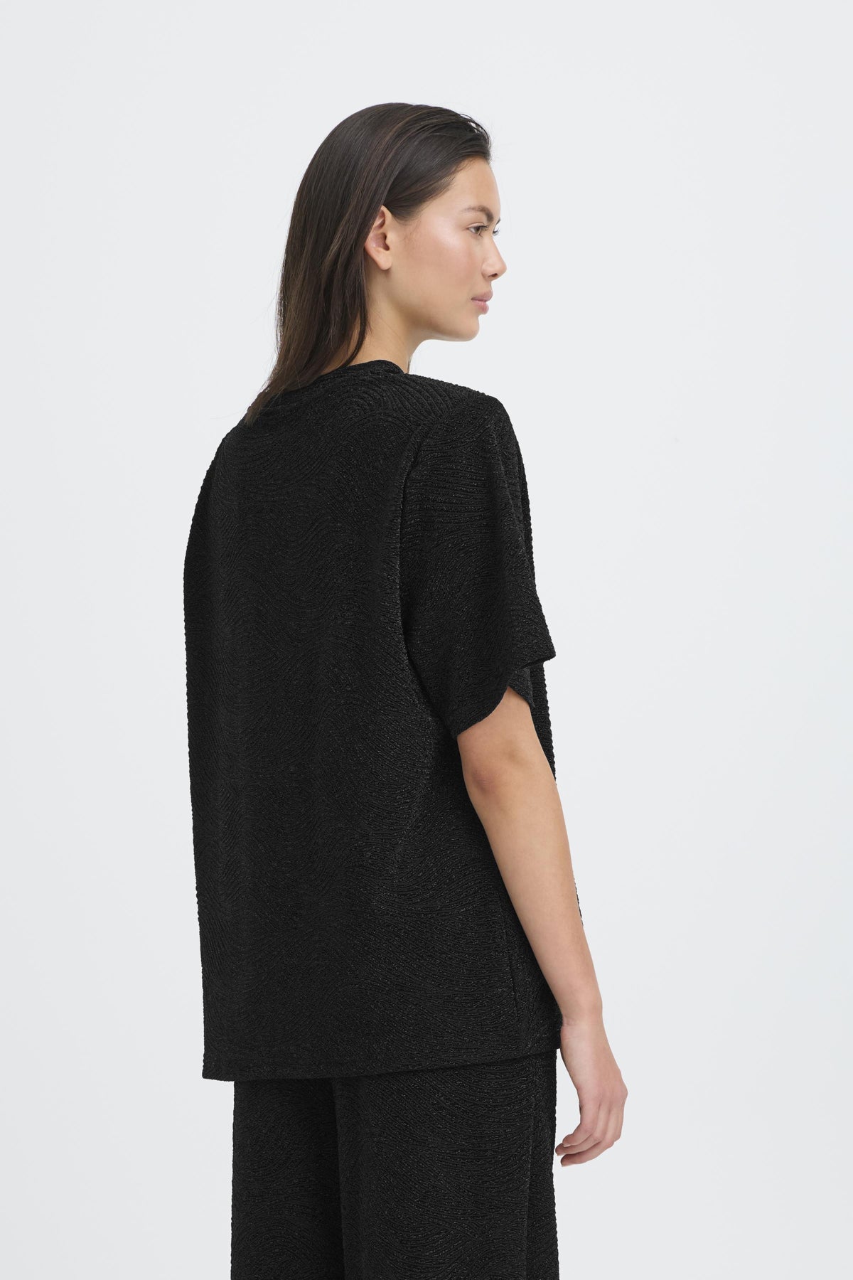 Bemustertes Glitzer Shirt