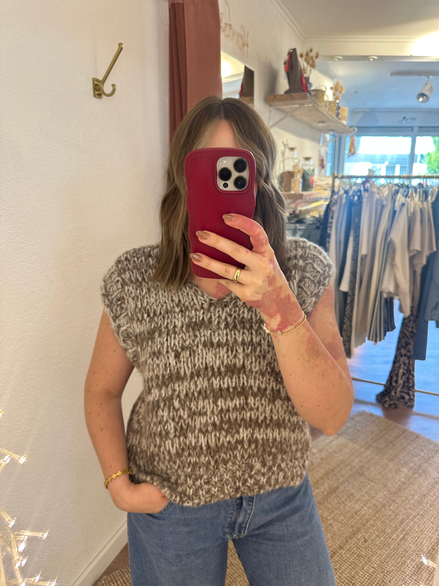 Strickpullunder versch. Farben