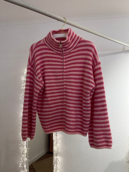 Flauschige Zipperjacke