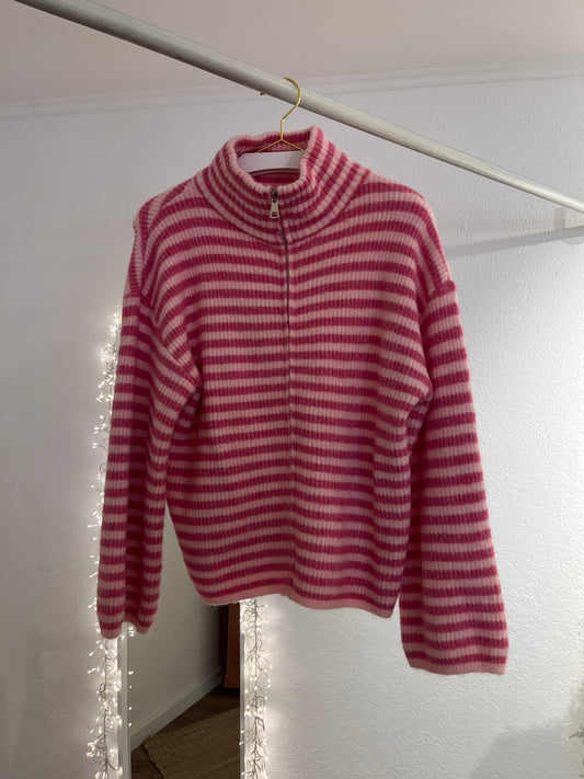 Flauschige Zipperjacke