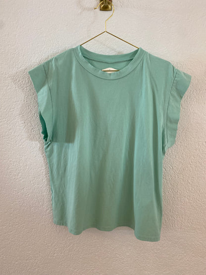 Ausgestelltes T-Shirt Mint