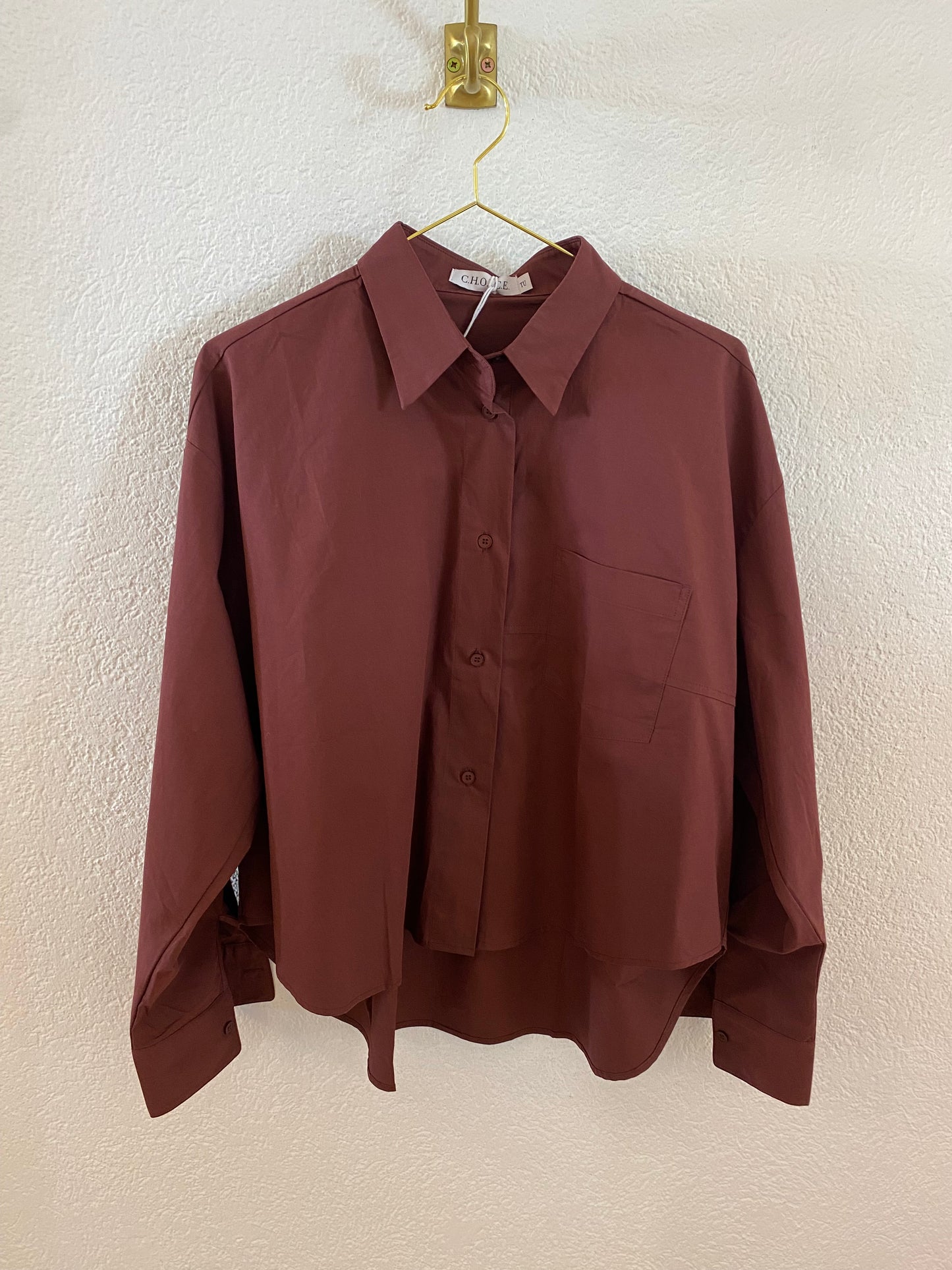 Oversized Hemd in versch. Farben