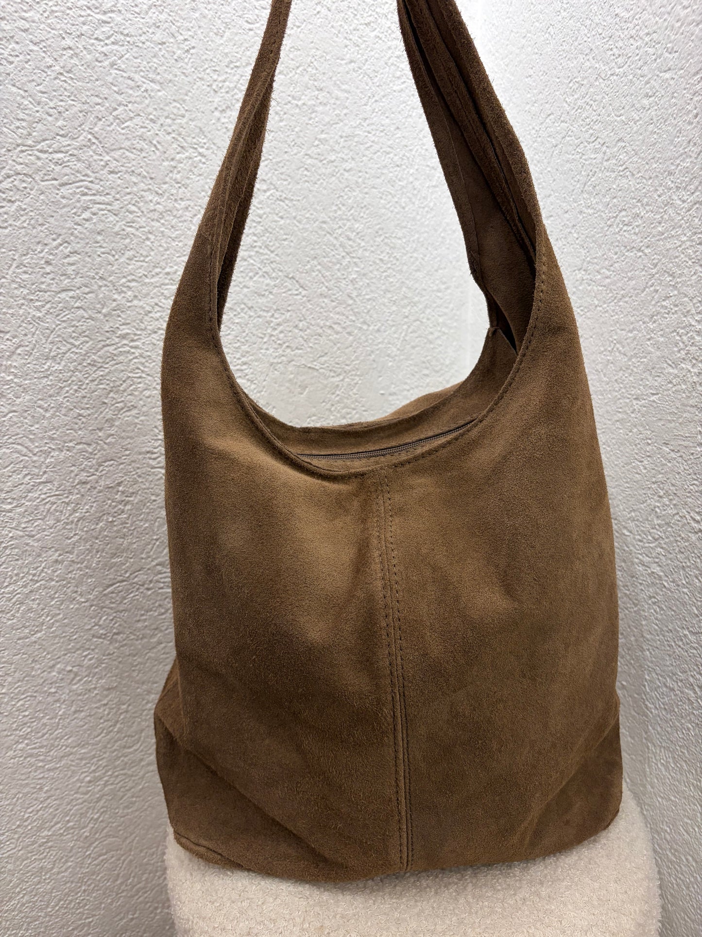 Wildleder Schultertasche