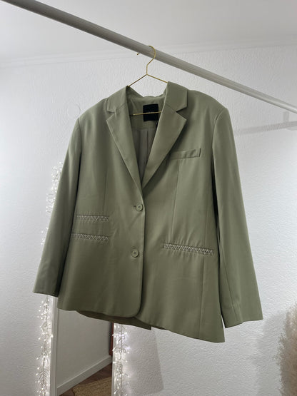 Oversize Blazer salbei