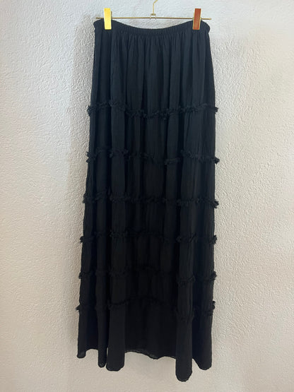 Rock mit Fransen versch. Farben