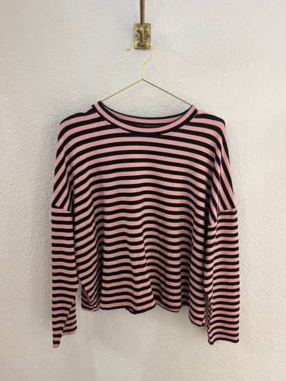 Gestreifte Cropped Shirts versch. Farben