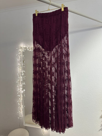 Spitzenrock versch. Farben