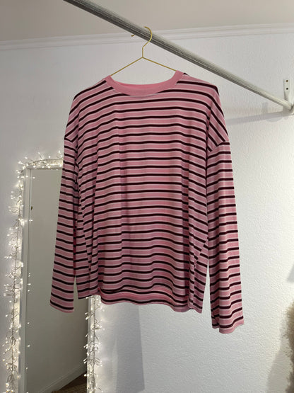 Gestreiftes Langarmshirt