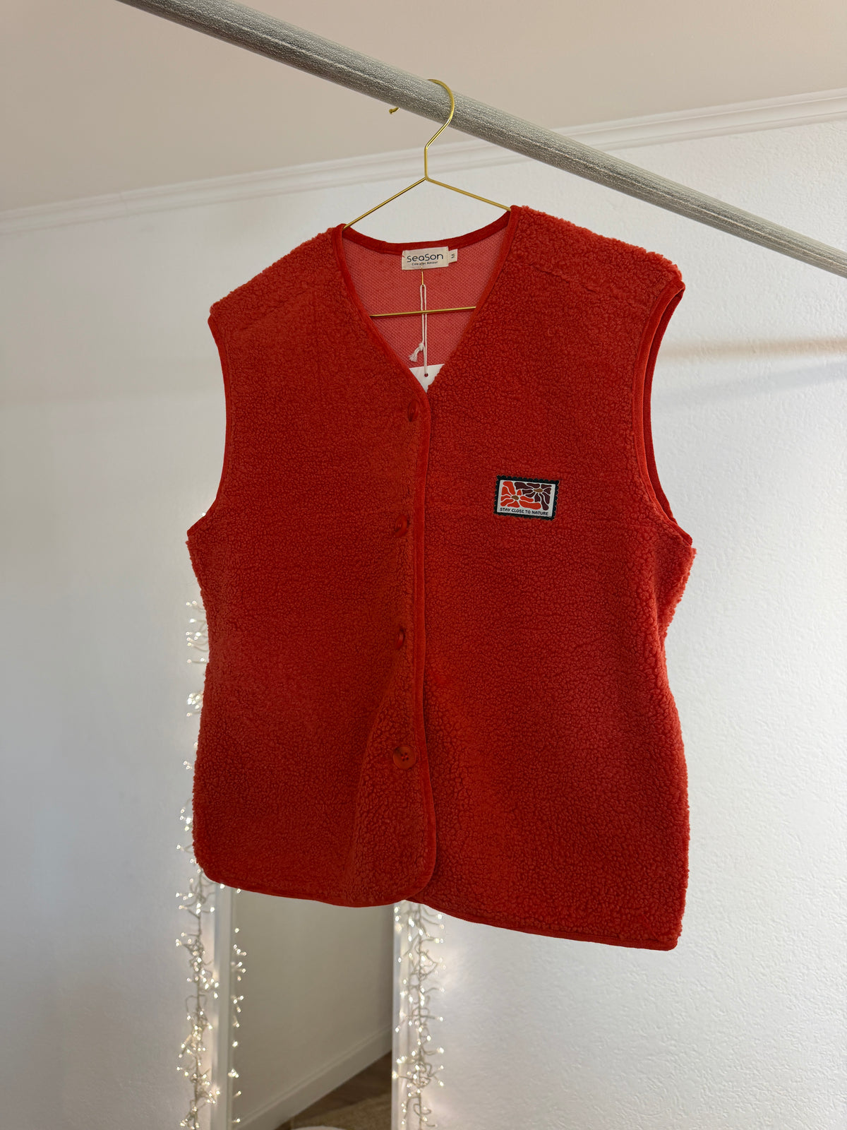 Teddywesten mit patches versch. Farben