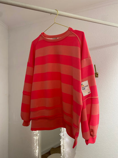 Gestreiftes Sweatshirt in versch. Farben