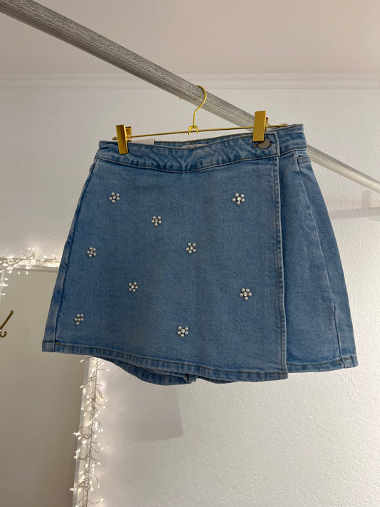 Perlen Blumen Skort