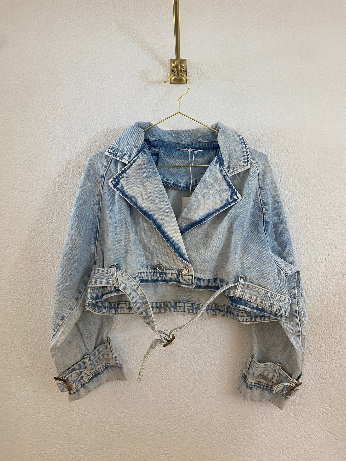 Cropped Jeansjacke