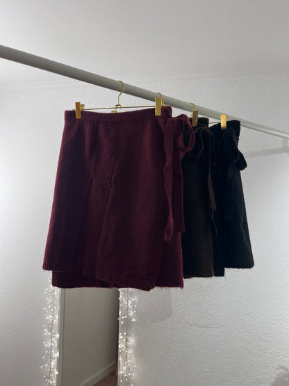 Weicher Wickelrock versch. Farben