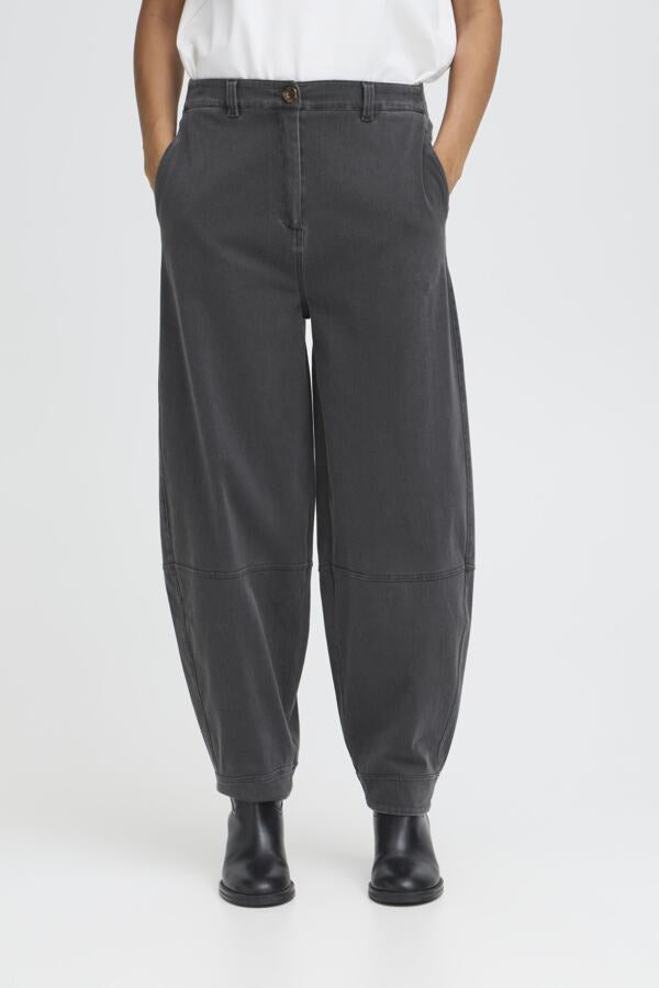 Dark Grey Barrel Fit