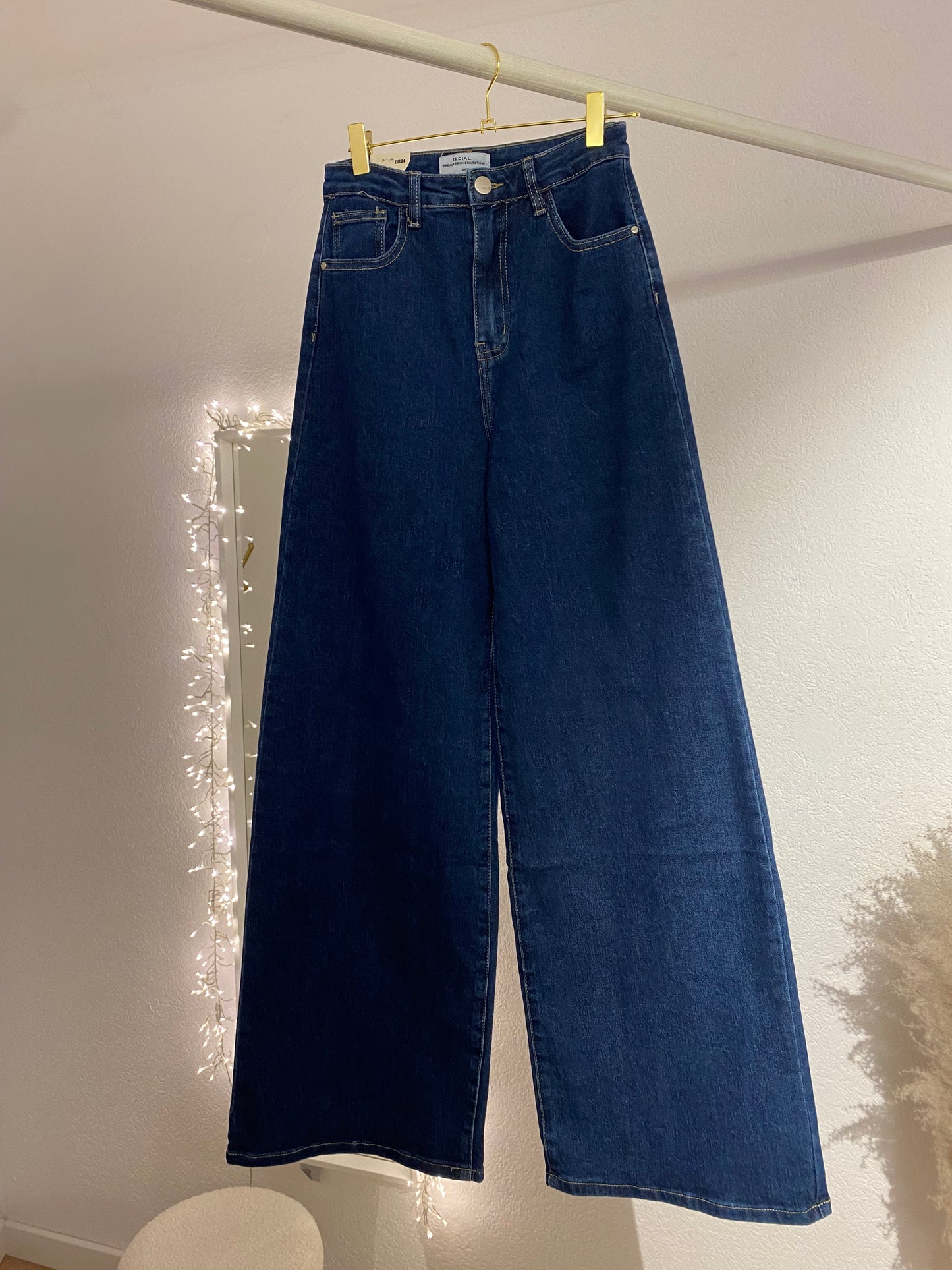 Wide Leg Jeans dunkelblau