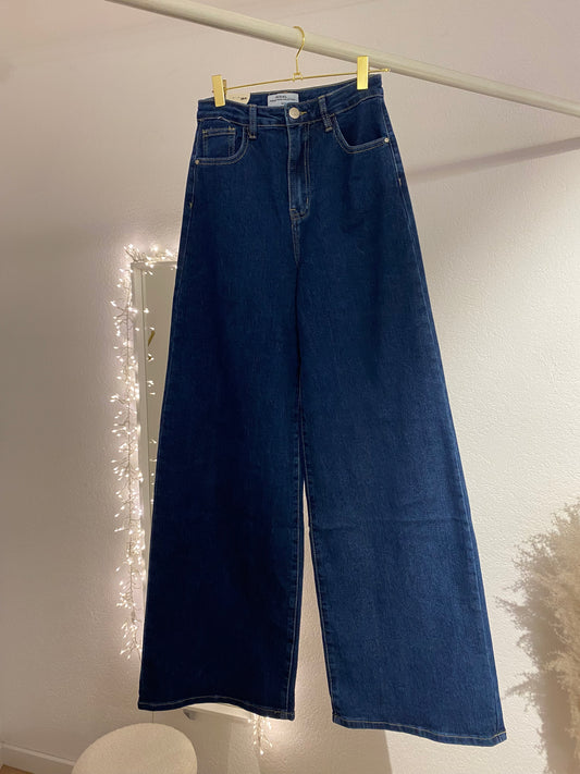 Wide Leg Jeans dunkelblau