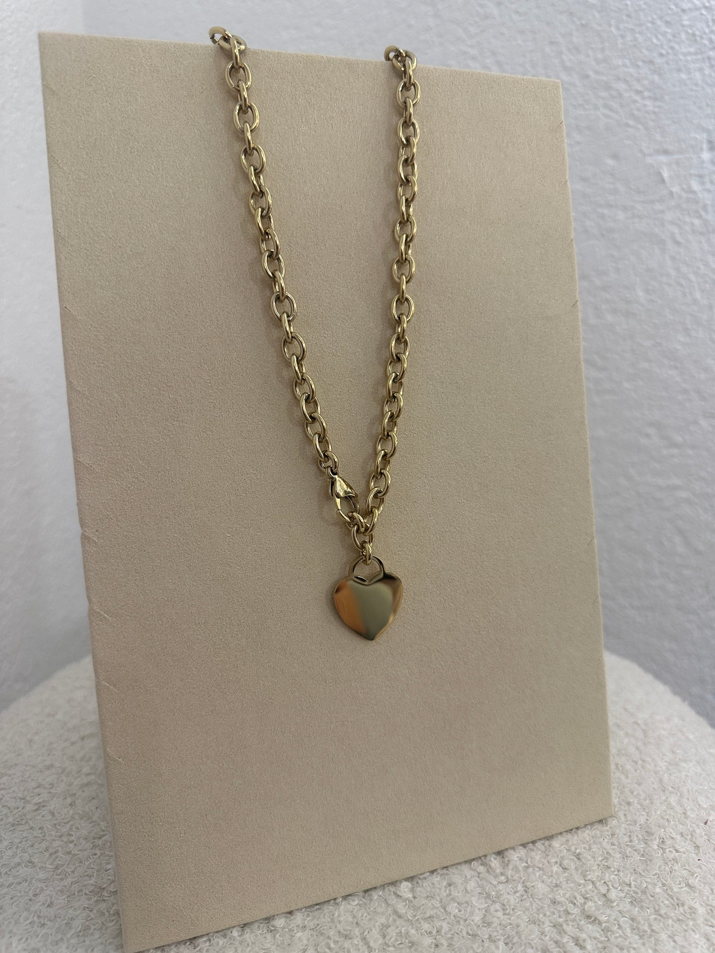 Statement Kette mit Herz