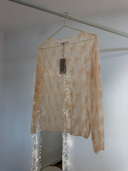 Transparente Spitzenshirts versch. Farben