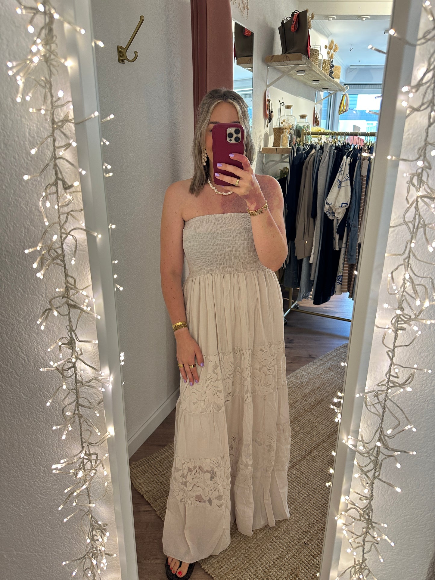 Bandeau Kleid versch. Farben