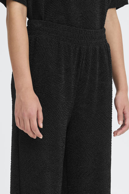 Bemusterte Glitzer Hose