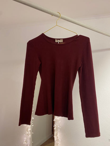 Basic Longsleeve tailliert