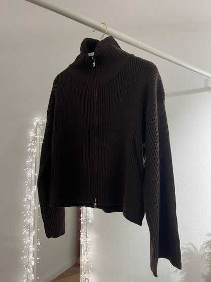 Strick Zipper versch. Farben