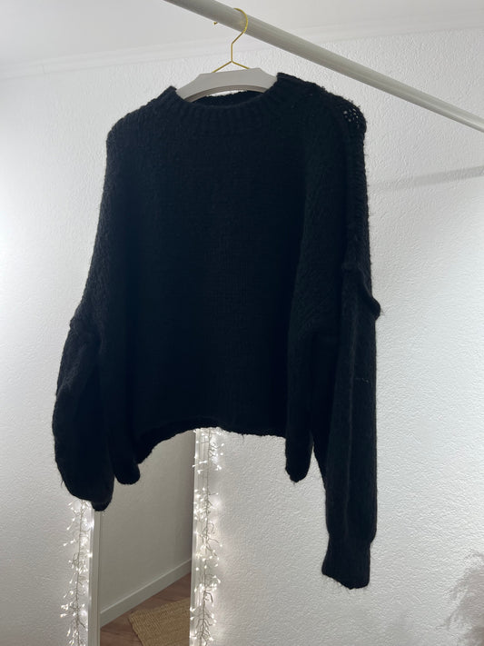 Oversized Strickpulli mit Naht