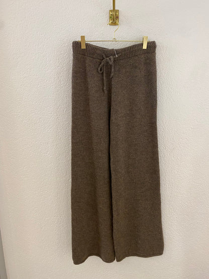 Strickhose taupe