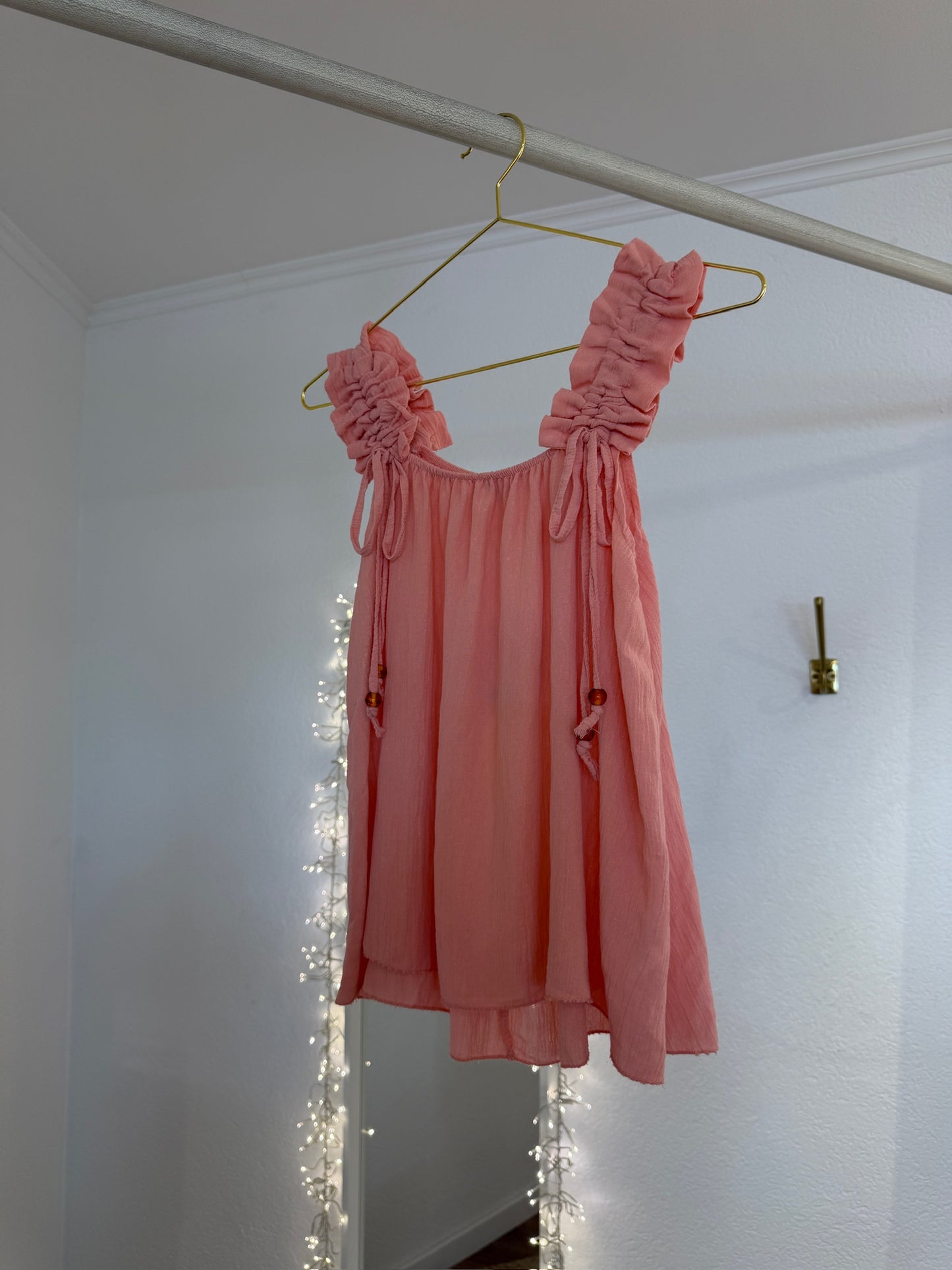 Leichte Bluse mit gerafften Details versch. Farben