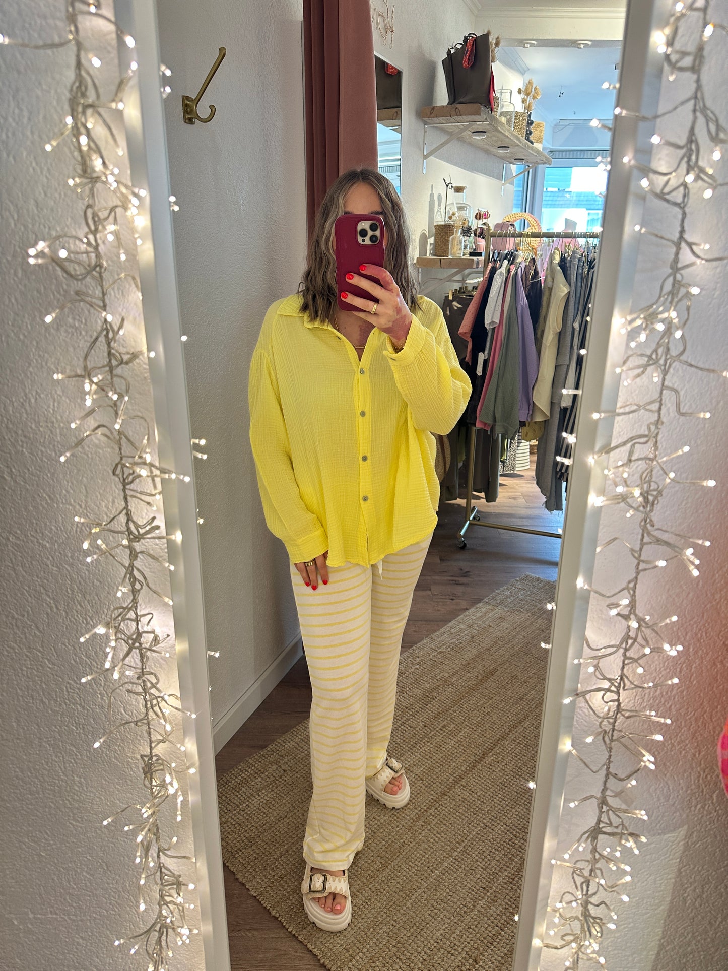 Musselinbluse versch. Farben