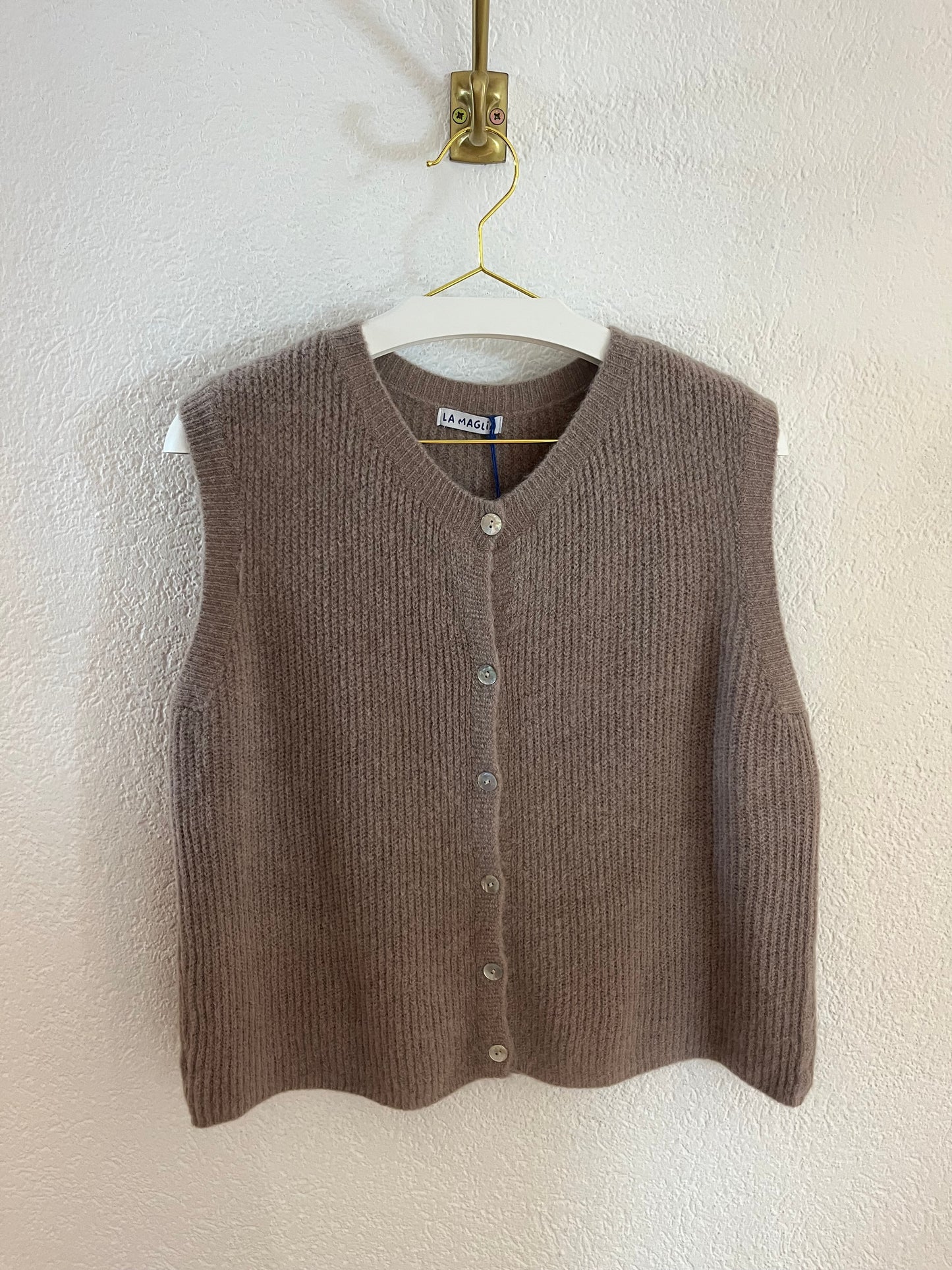 Dünne Strickweste versch. Farben