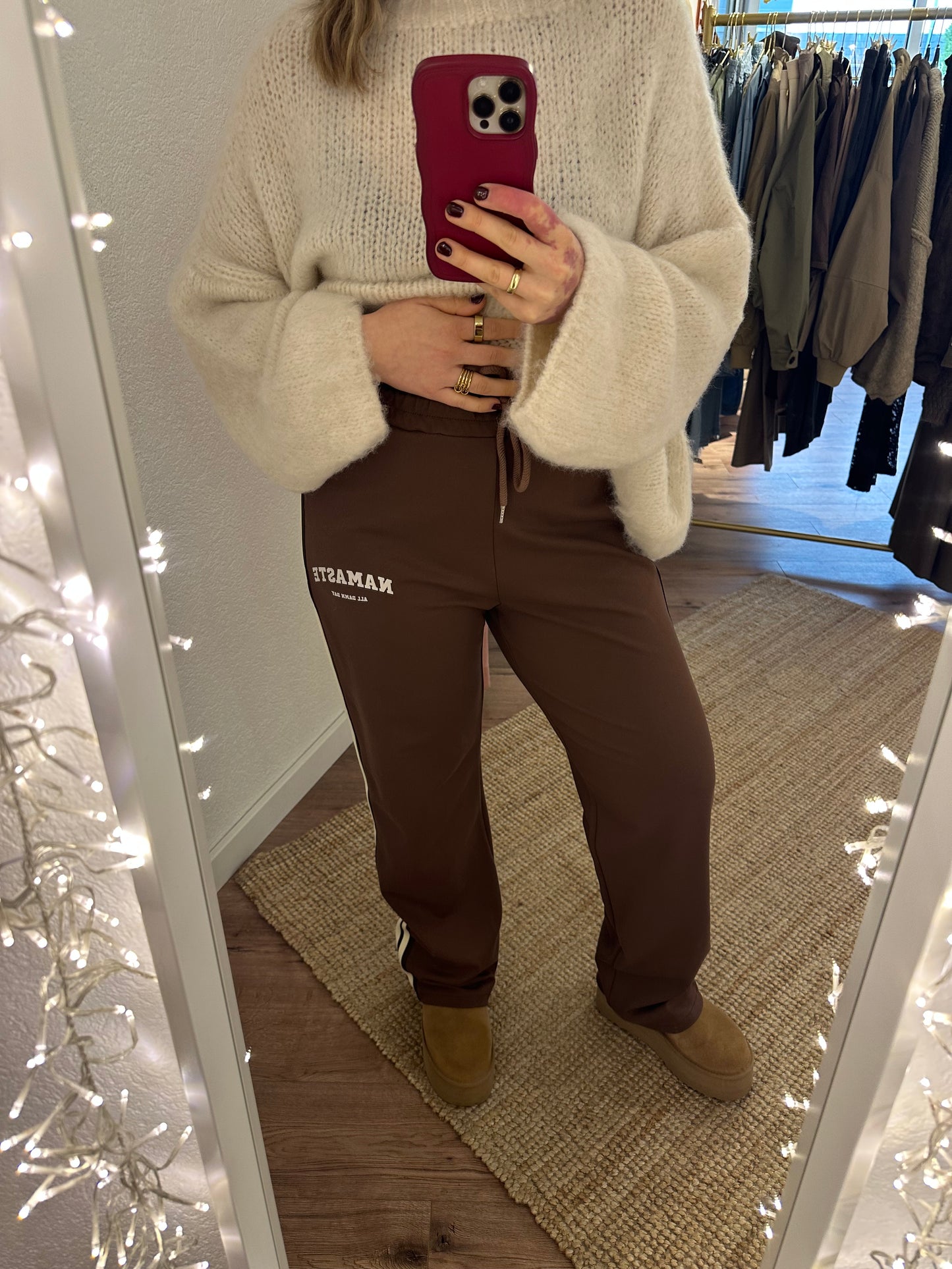 Sweathose mit Seitenstreifen