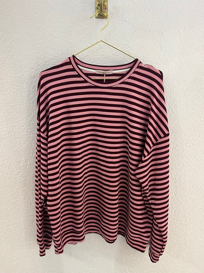 Gestreifte Oversize Shirts versch. Farben