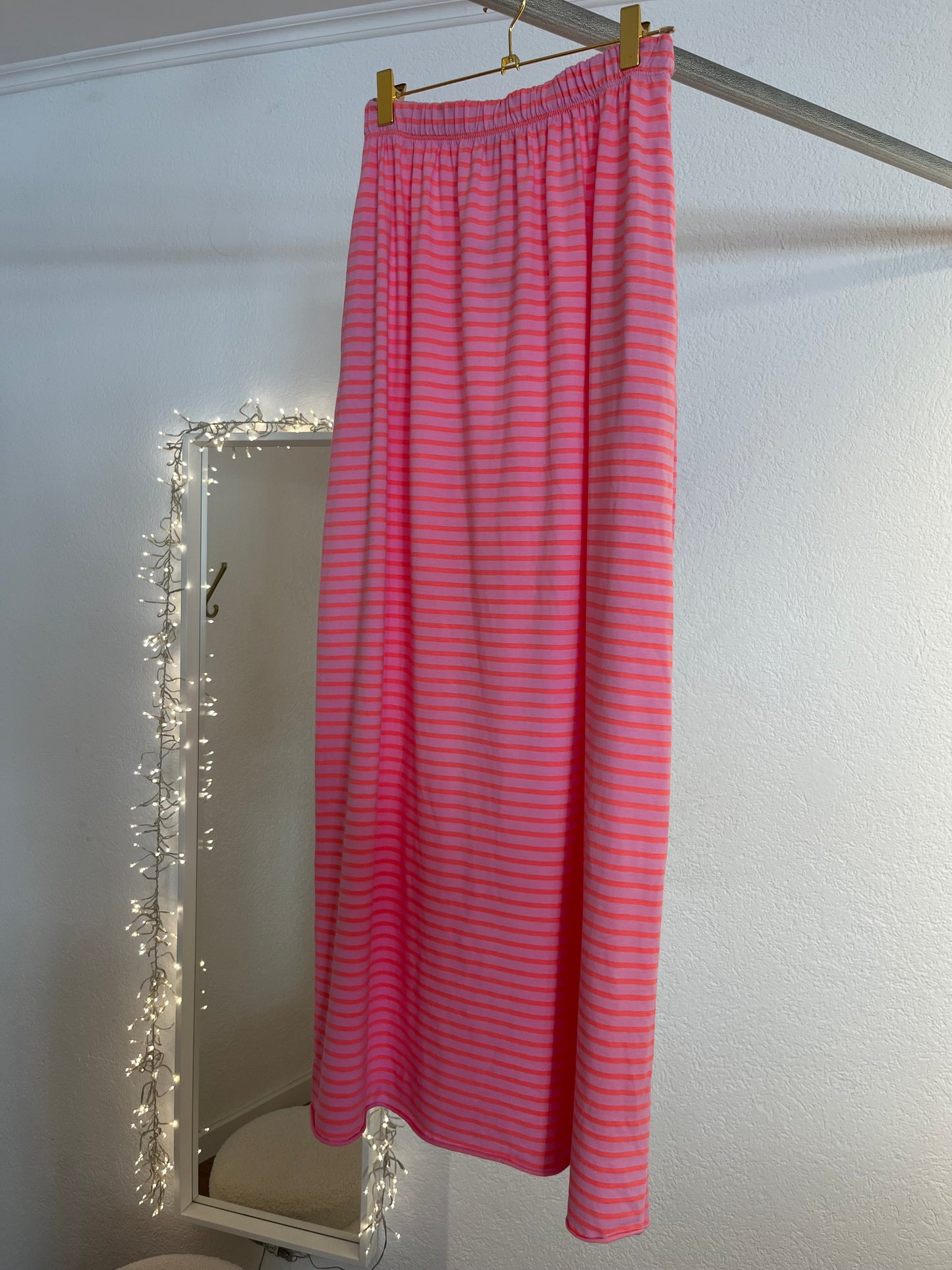 Gestreifter Maxi Jersey-Rock
