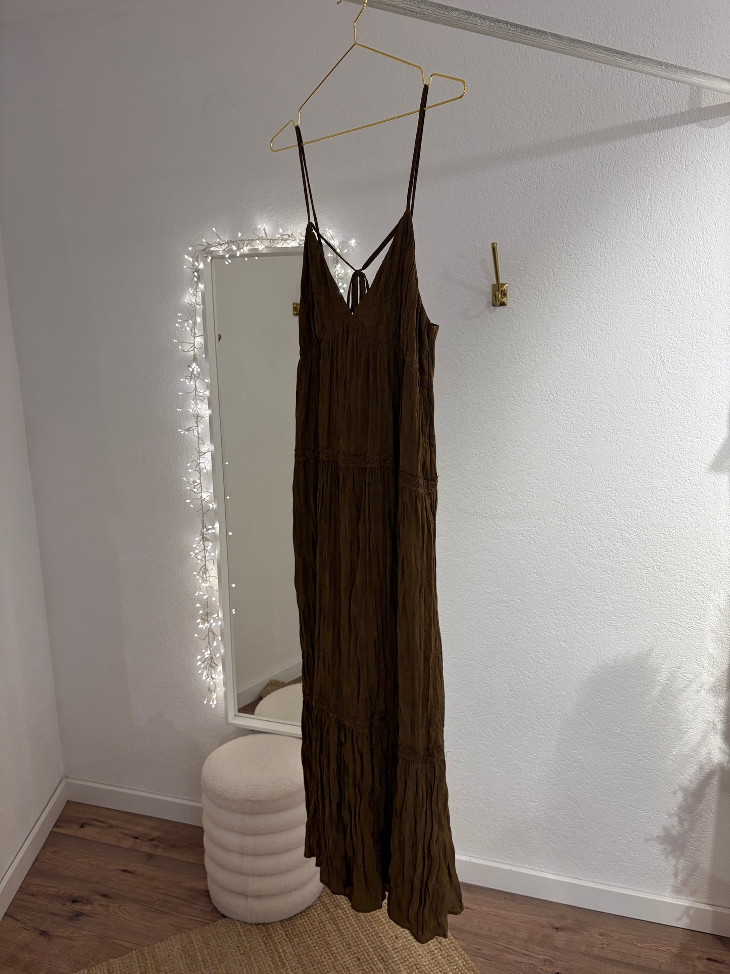 Maxi-Kleid mit Textur