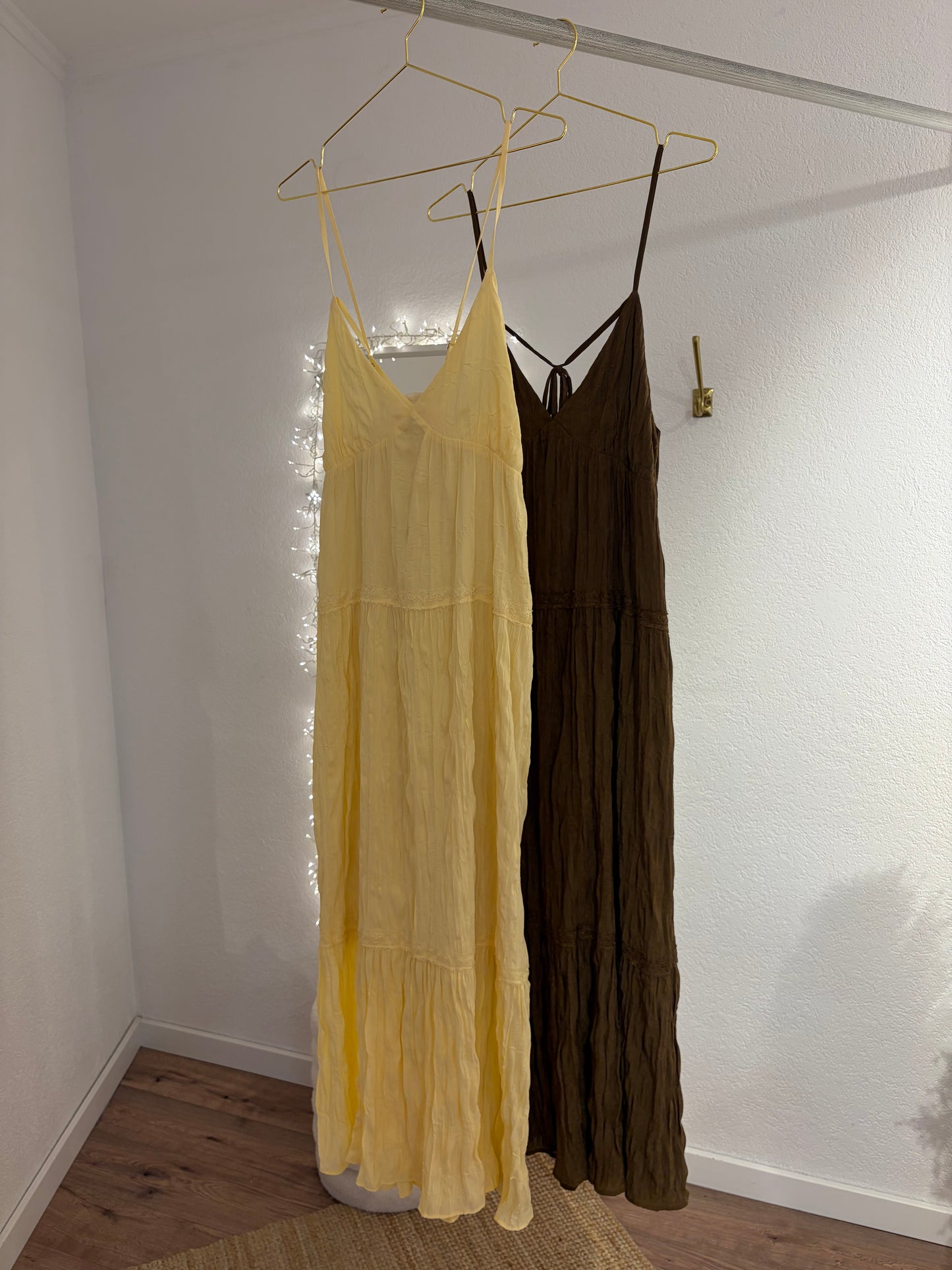 Maxi-Kleid mit Textur