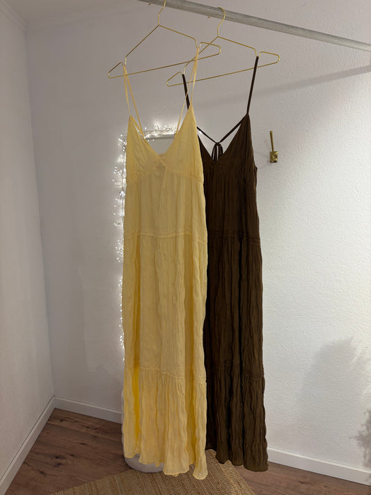 Maxi-Kleid mit Textur