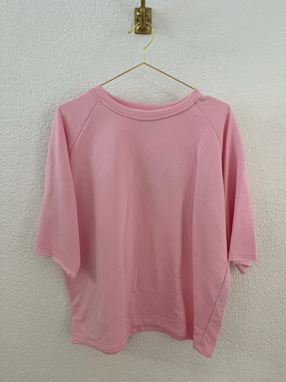 T-Shirt mit ausgefransten Ärmeln versch. Farben