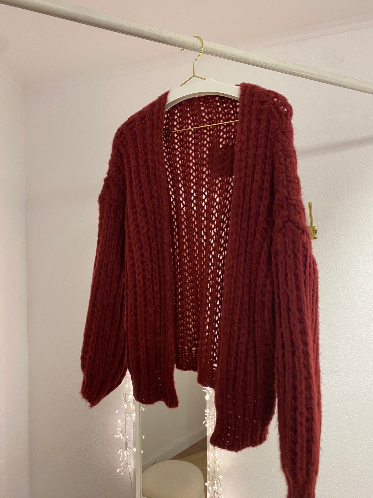 Grob gestrickter Cardigan