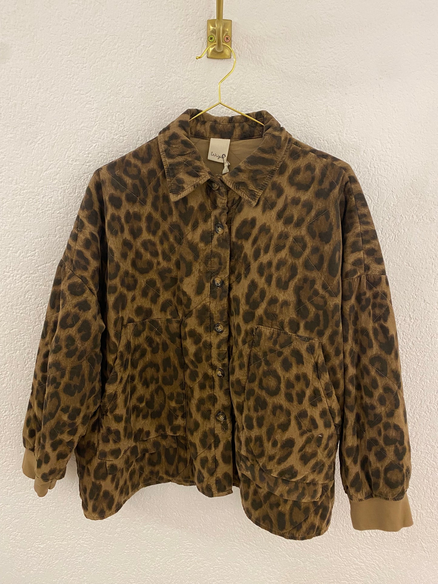 Leicht gesteppte Cordjacke Leo